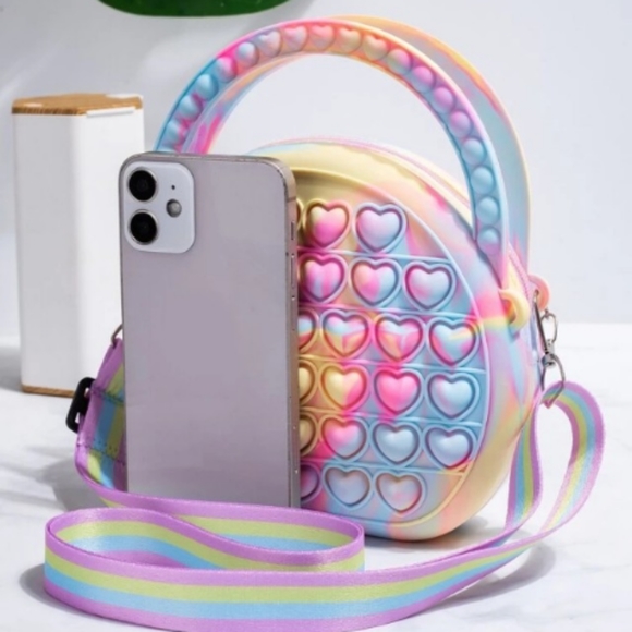 Colorblock Bubble Circle Bag - Picture 2 of 5